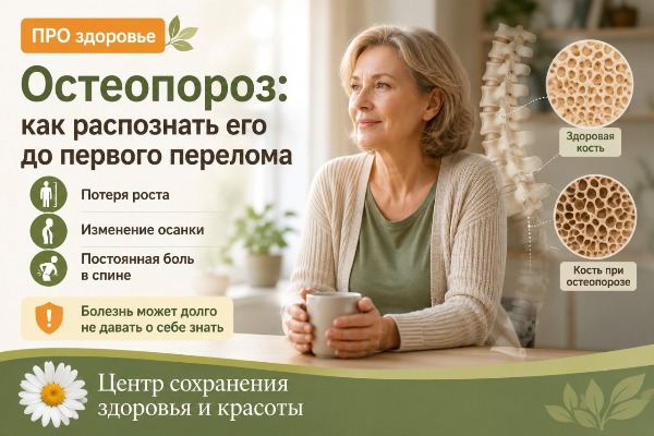 Остеопороз: первые признаки, диагностика и лечение Остеопороз — признаки снижения плотности костей и профилактика переломов